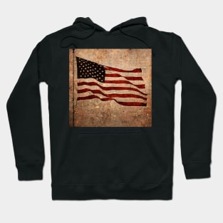 US Flag vintage Hoodie